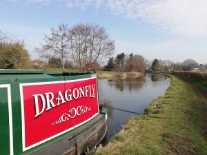 Canal boat spotted on a walk along the Worcester and Birmingham Canal