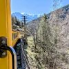 Yellow Train Pyrenees Bend