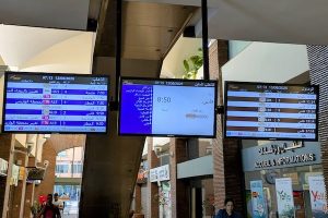Arabic Train Board