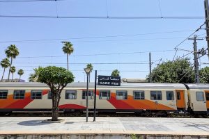 Train at Fez Station Morocco